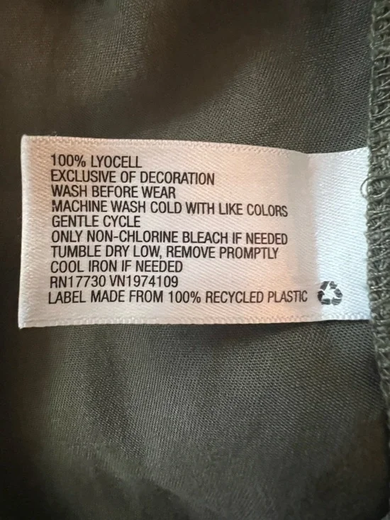 Knox Rose Olive Green Sleeveless Bib Jumpsuit Overalls Size L - Picture 5 of 5